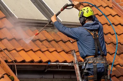 Démoussage et hydrofuge de toiture à Béligneux